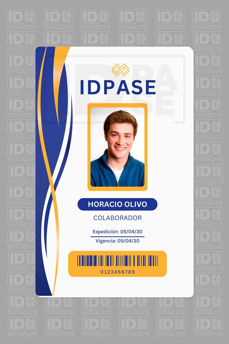 Credencial Universitaria PVC - Modelo Académico Vertical